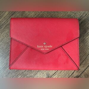 Kate Spade Red Clutch Wallet